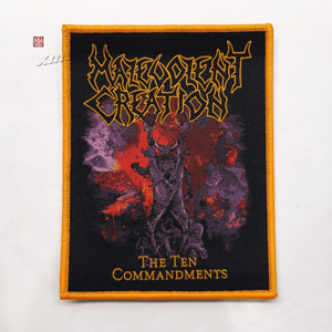 MALEVOLENT CREATION 官方原版 The Ten Commandments (Woven Patch)